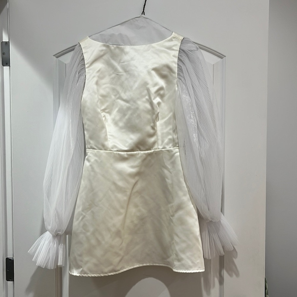 Reformation Zenni Dress with Puff Bishop Sleeves Sewn on!